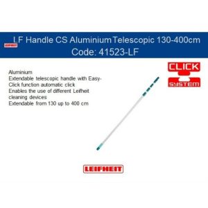 Leifheit Click System Aluminium Telescopic Handle 130-400Cm  |  Cleaning Cleaning Cleaning