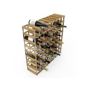 Light Oak Pine 72 Bottle Wine Rack Kit  |  Racks, Holders & Trollies Kitchenware Natural