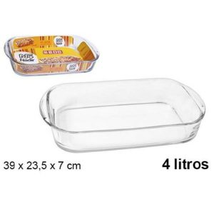 Marinex Rectangular Glass Baking Dish 39Cm 24Cm  |  Dishes & Casseroles Dishes & Casseroles Clear