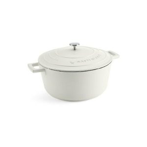 Masterclass Cast Aluminium Casserole Dish 5L Cream  |  Dishes & Casseroles Dishes & Casseroles Cream