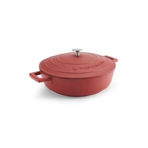 Masterclass Cast Aluminium Shallow Casserole Dish 4L Red  |  Dishes & Casseroles Dishes & Casseroles Dishes & Casseroles