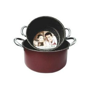 Maxima Casseerole Pots Red Set Of 2  |  Pots, Lids & Pans Kitchenware Pots, Lids & Pans