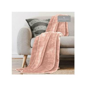 Mink Fur Throw 150X200 Peach  |  Blankets & Throws Blankets & Throws Blankets & Throws