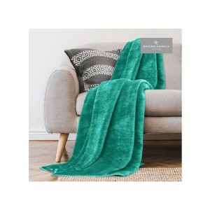 Mink Fur Throw 200X240 Teal  |  Blankets & Throws Blankets & Throws Blankets & Throws