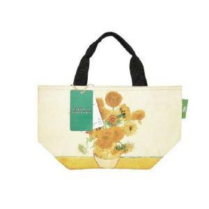 National Gallery Sunflowers Lunch Bag  |  Picnicware Kitchenware Beige