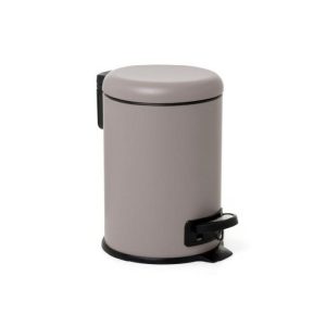 Nordic Pedal Bin 3Lt Taupe  |  Bins & Liners Bins & Liners Bins & Liners