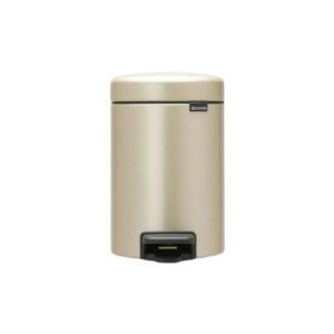 Pedal Bin, 3L Metallic Gold  |  Bins & Liners Bins & Liners Bins & Liners