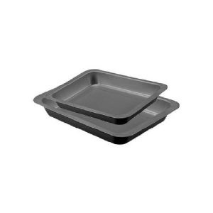 Pedrini Set Of 2 Roasters  |  Dishes & Casseroles Dishes & Casseroles Black