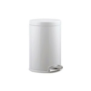 Round Pedal Bin 3Ltr White  |  Bins & Liners Bins & Liners Bins & Liners