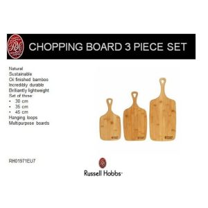 Russell Hobbs Chopping Board Set Of 3 Pieces  |  Miscellaneous Kitchenware Kitchenware Miscellaneous Kitchenware