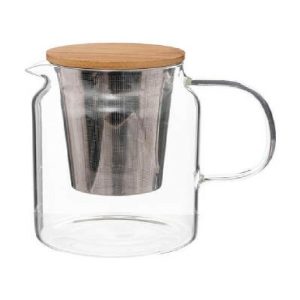 Sg Secret De Gourmet Mia Glass Tea Pot 90Cl  |  Tea & Coffee Accessories Kitchenware Clear