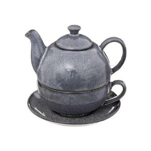 Sg Secret De Gourmet Teapot With Cup Callie Blue  |  Tea & Coffee Accessories Kitchenware Blue