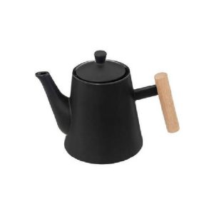 Sg Secret De Gourmet Tribecart Cera Teapot 1L  |  Tea & Coffee Accessories Kitchenware Black