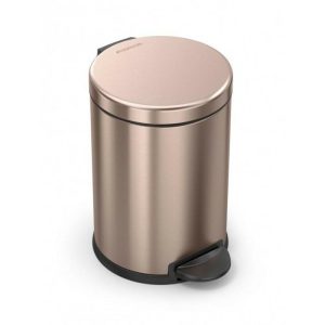 Simplehuman Pedal Bin 4.5L Rose Gold  |  Bins & Liners Bins & Liners Bins & Liners