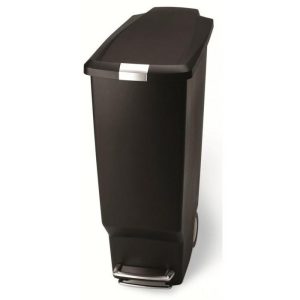 Simplehuman Plastic Pedal Bin 40Ltr Black  |  Bins & Liners Bins & Liners Bins & Liners