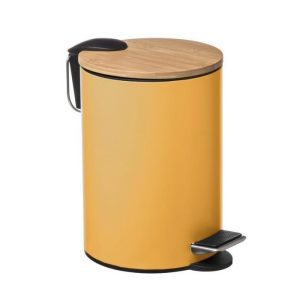 Simply Smart Pedal Bin 3L Mustard  |  Bins & Liners Bins & Liners Bins & Liners