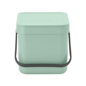 Sort & Go Waste Bin 6 Litre Jade Green  |  Bins & Liners Bins & Liners Bins & Liners