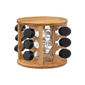 Spice Rack X12 Rota Bam  |  Racks, Holders & Trollies Kitchenware Racks, Holders & Trollies