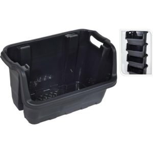 Storage Basket Stackable  |  Storage Baskets & Boxes Household Goods Black