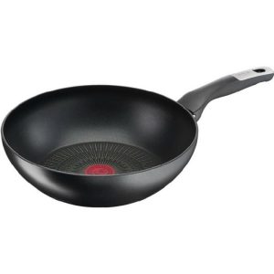 Tefal Wok G6 Unlimited 28Cm  |  Pots, Lids & Pans Kitchenware Black