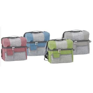 Thermal Bag Bicolor 12L 27Cm  X 17Cm X H24cm 4 Assorted Colours  |  Picnicware Kitchenware Picnicware