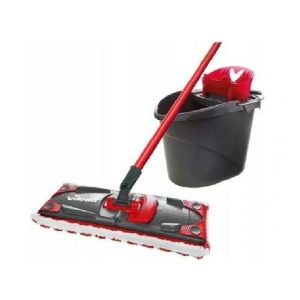 Vileda Ultramax Bucket And Flat Mop Complete Set  |  Cleaning Cleaning Black