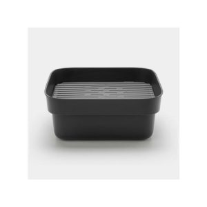 Washing Up Bowl With Drying Tray Dark Grey  |  Dish Drainers & Accessories Dish Drainers & Accessories Dish Drainers & Accessories