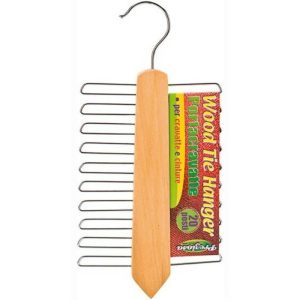 Wood Tie Hanger Brown  |  Houseware Household Goods Brown