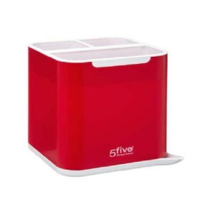 Square Cutlery Holder Red Neo  |  Dish Drainers & Accessories Dish Drainers & Accessories Dish Drainers & Accessories