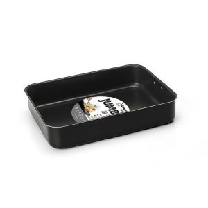 Roaster Baking Dish Black 35Cm X 25Cm  |  Dishes & Casseroles Dishes & Casseroles Black