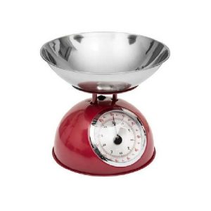 5Five Retro Metal Kitchen Scales Red  |  Kitchen Tools & Gadgets Kitchen Tools & Gadgets Kitchen Tools & Gadgets