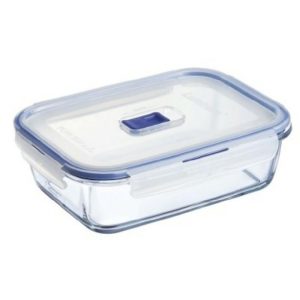 Luminarc Pure Box Glass Container 20Cm X 6Cm  |  Food Storage Food Storage Blue