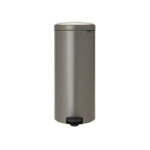 Brabantia Newicon 30 Litre Pedal Bin New Platinum  |  Bins & Liners Bins & Liners Bins & Liners