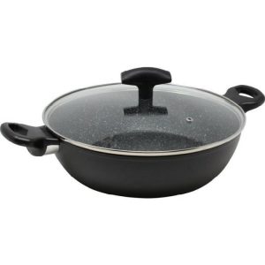 Maori Skillet 28Cm S.Lid  |  Pots, Lids & Pans Kitchenware Black