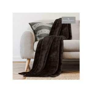 Mink Fur Throw 150X200 Chocolate  |  Blankets & Throws Blankets & Throws Blankets & Throws