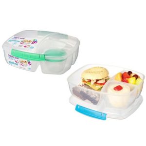 Sistema Lunch Triple20920  |  Picnicware Kitchenware Clear