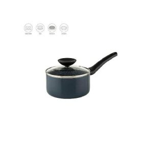 Keten Muhler Aluminium Saucepan & Lid 16Cm  |  Pots, Lids & Pans Kitchenware Grey