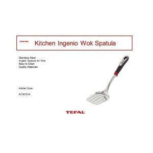 Tefal Kitchen Ingenio Wok Spatula Stainless Steel  |  Utensils Kitchenware Utensils